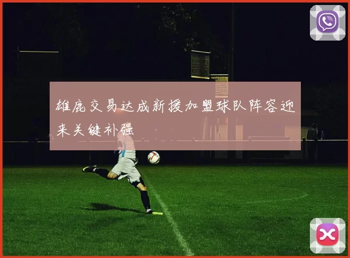 雄鹿交易达成新援加盟球队阵容迎来关键补强