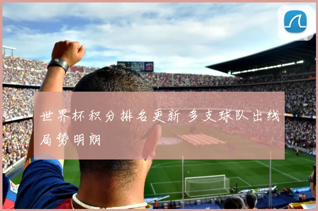 世界杯积分排名更新 多支球队出线局势明朗