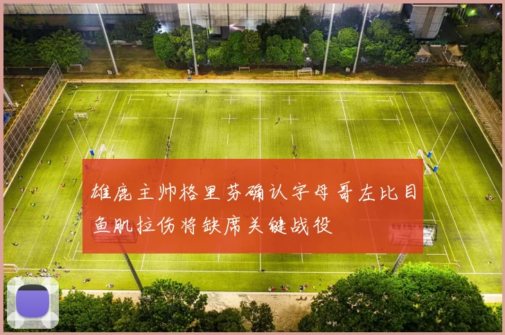 雄鹿主帅格里芬确认字母哥左比目鱼肌拉伤将缺席关键战役