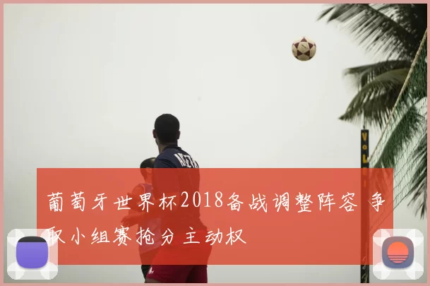 葡萄牙世界杯2018备战调整阵容 争取小组赛抢分主动权